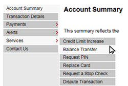 how to check hsbc credit card balance online